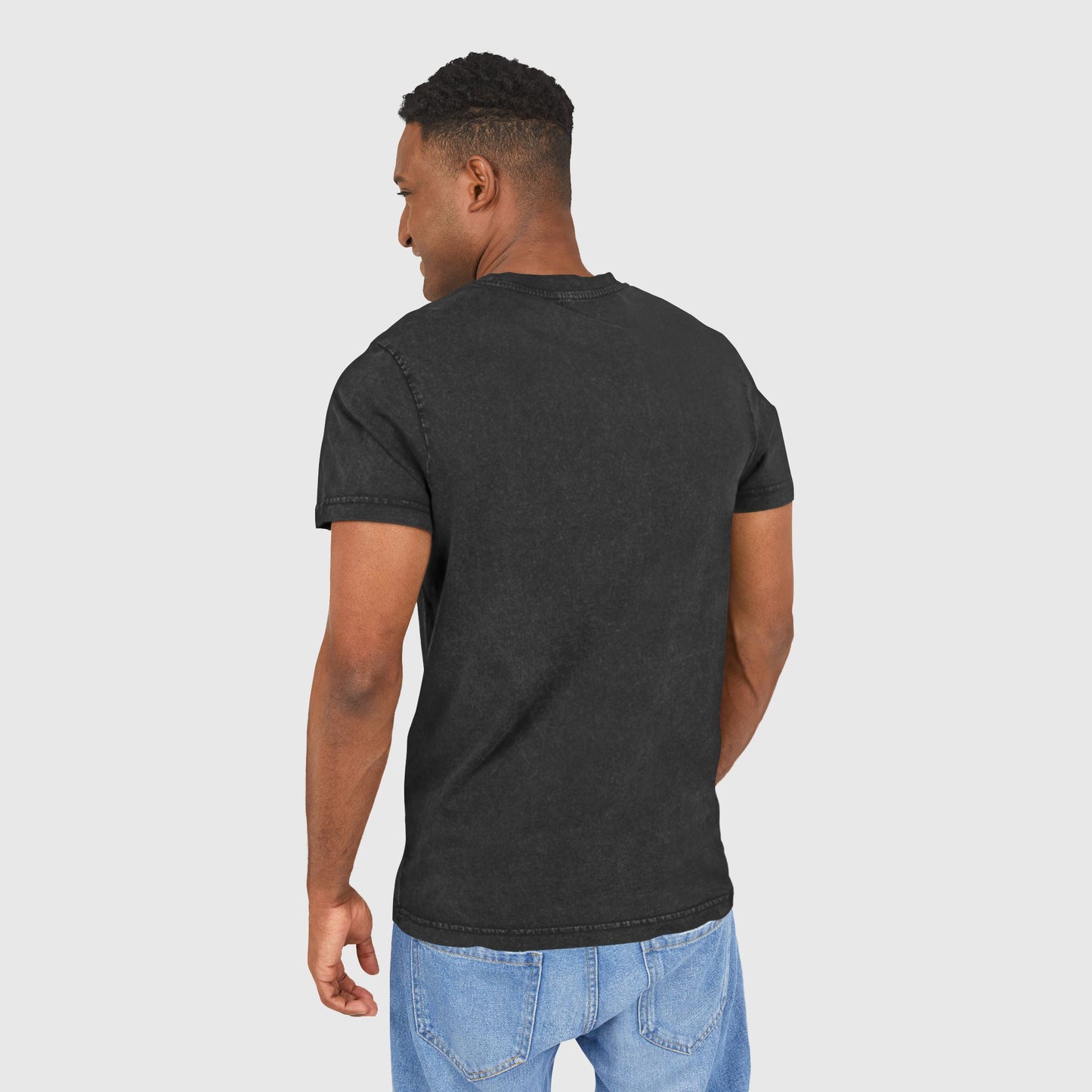 Tee-shirt délavé en coton premium - Crown