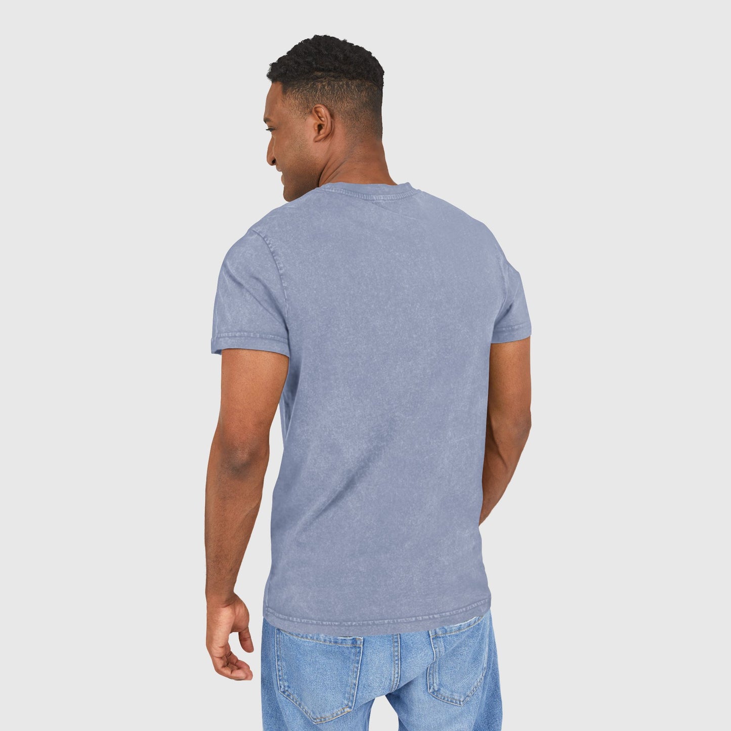 Tee-shirt délavé en coton premium - Crown