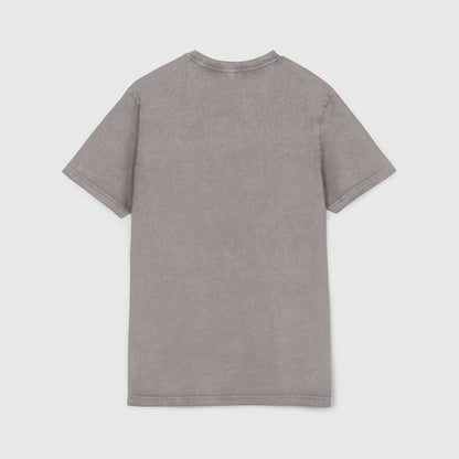 Tee-shirt délavé à l'acide minimaliste - Branding