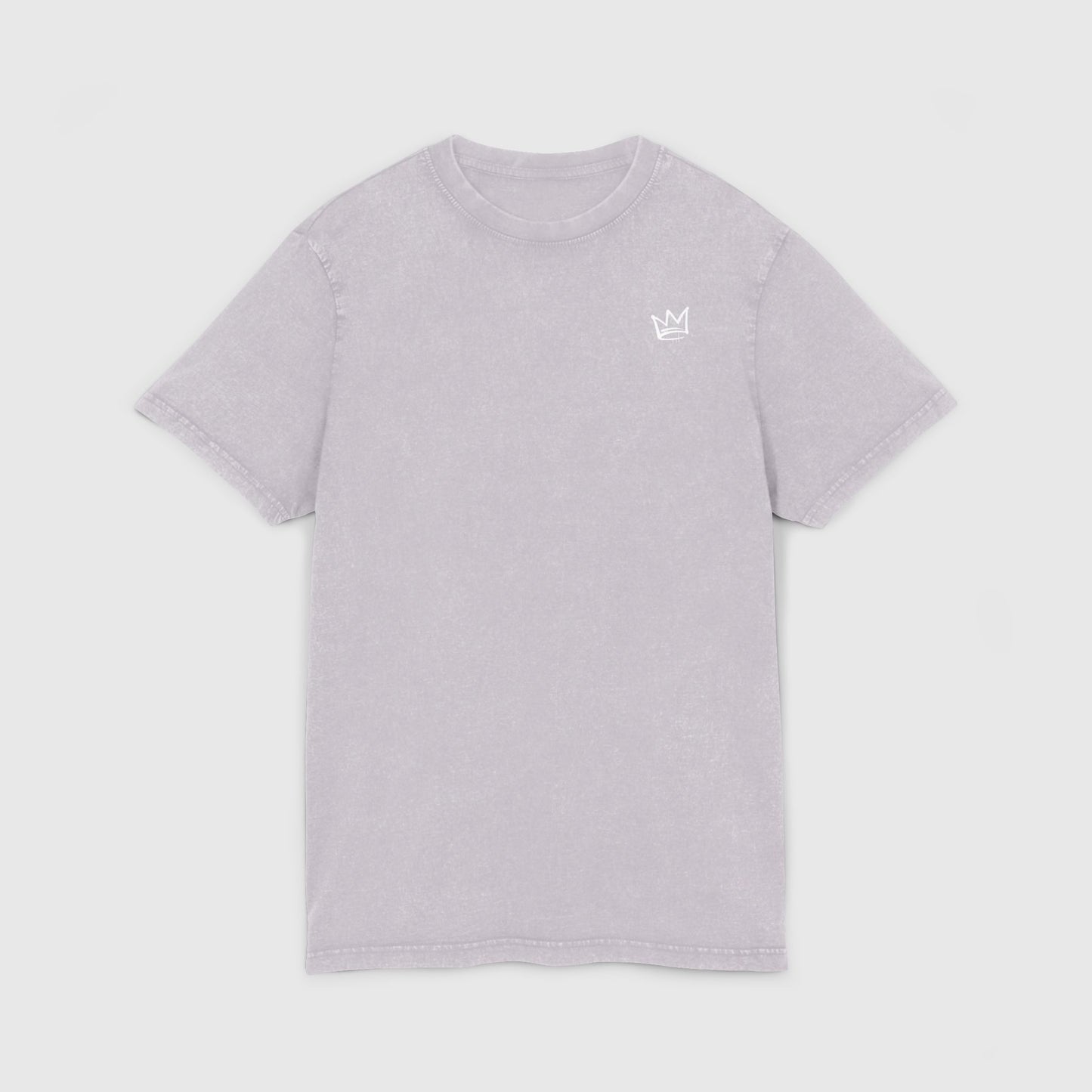 Tee-shirt délavé en coton premium - Crown