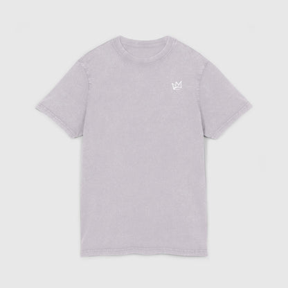 Tee-shirt délavé en coton premium - Crown