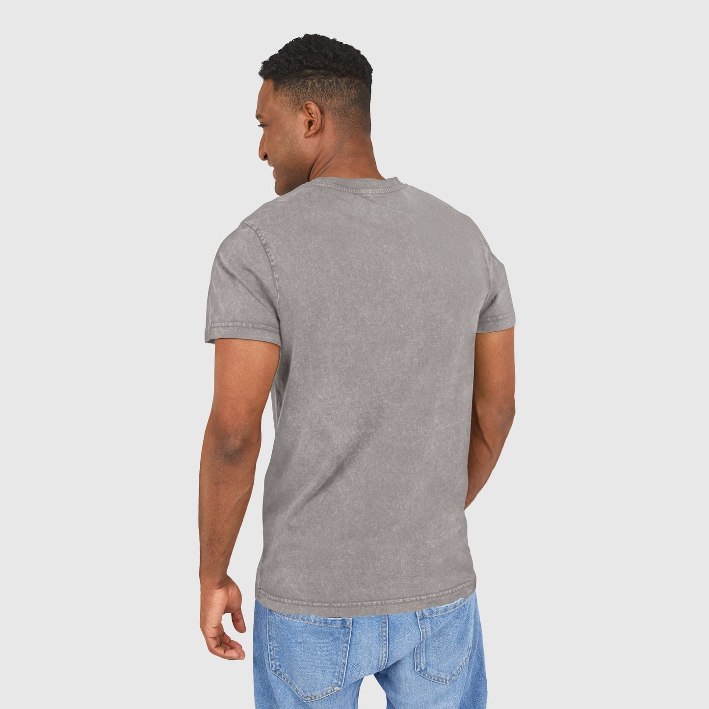Tee-shirt délavé en coton premium - Crown