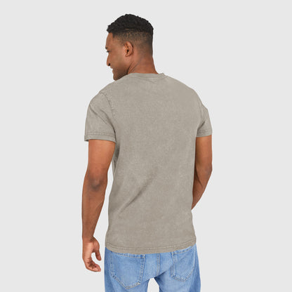 Tee-shirt délavé à l'acide minimaliste - Branding