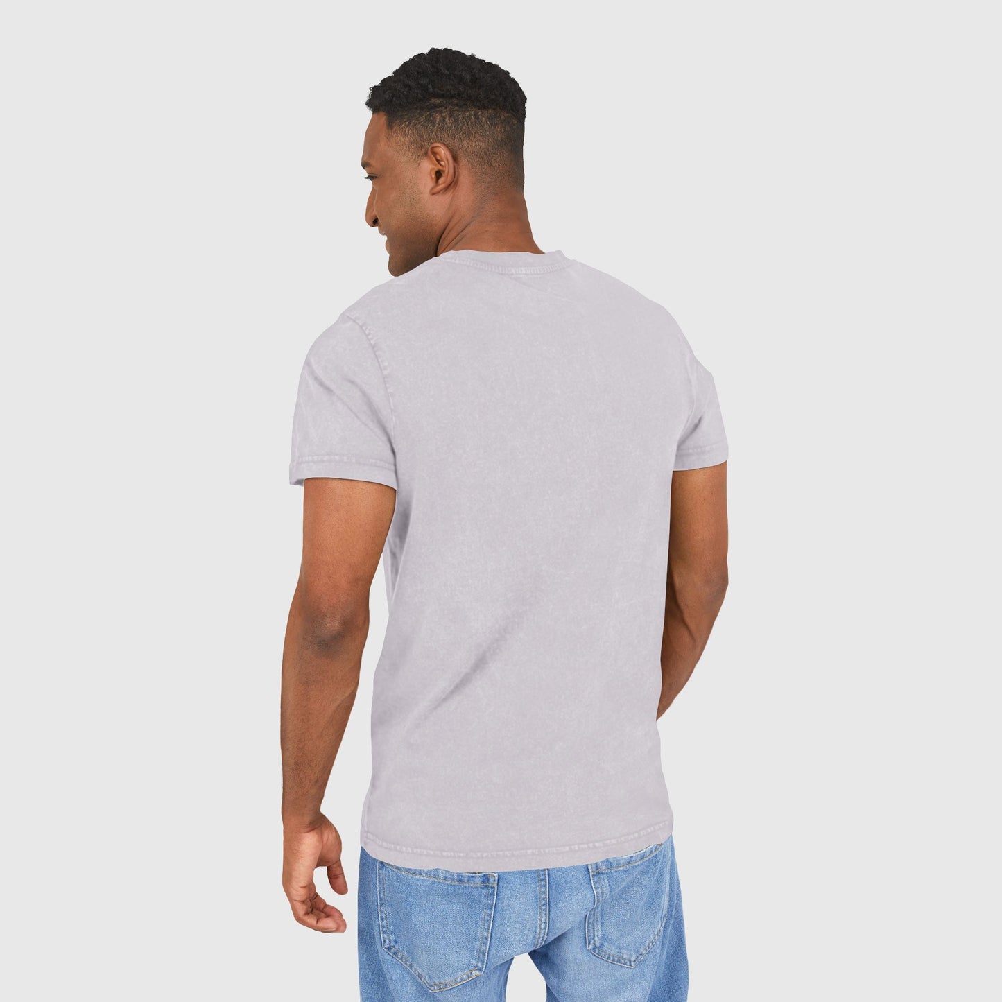 Tee-shirt délavé à l'acide minimaliste - Branding